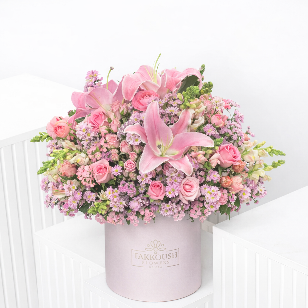 Blush Lily Elegance Hat Box