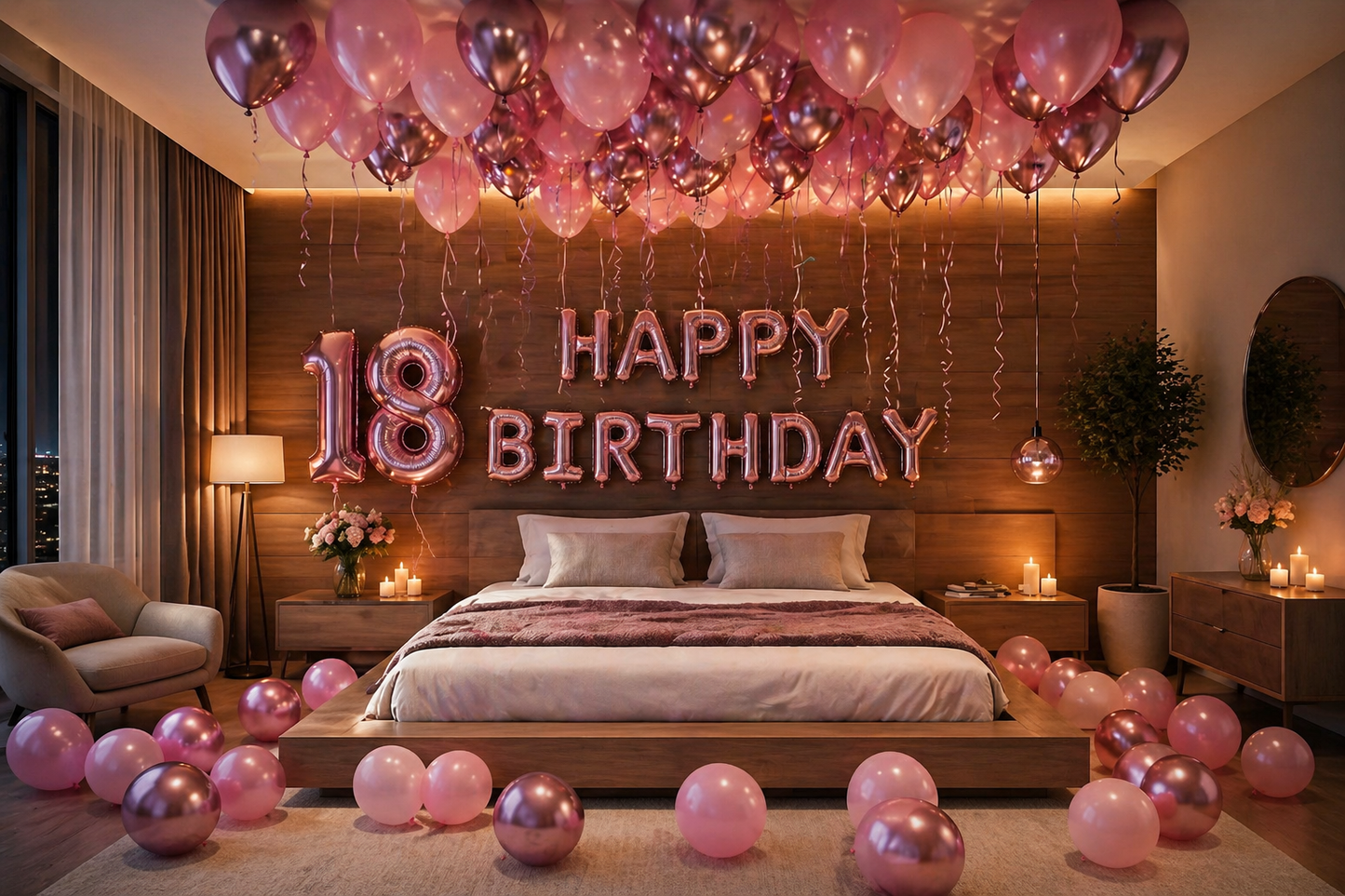Birthday Number Room Deco