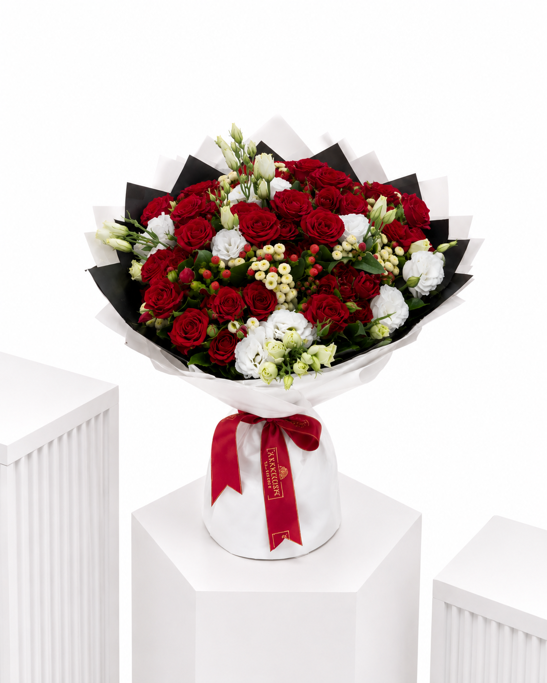 Ruby Elegance Garden Bouquet