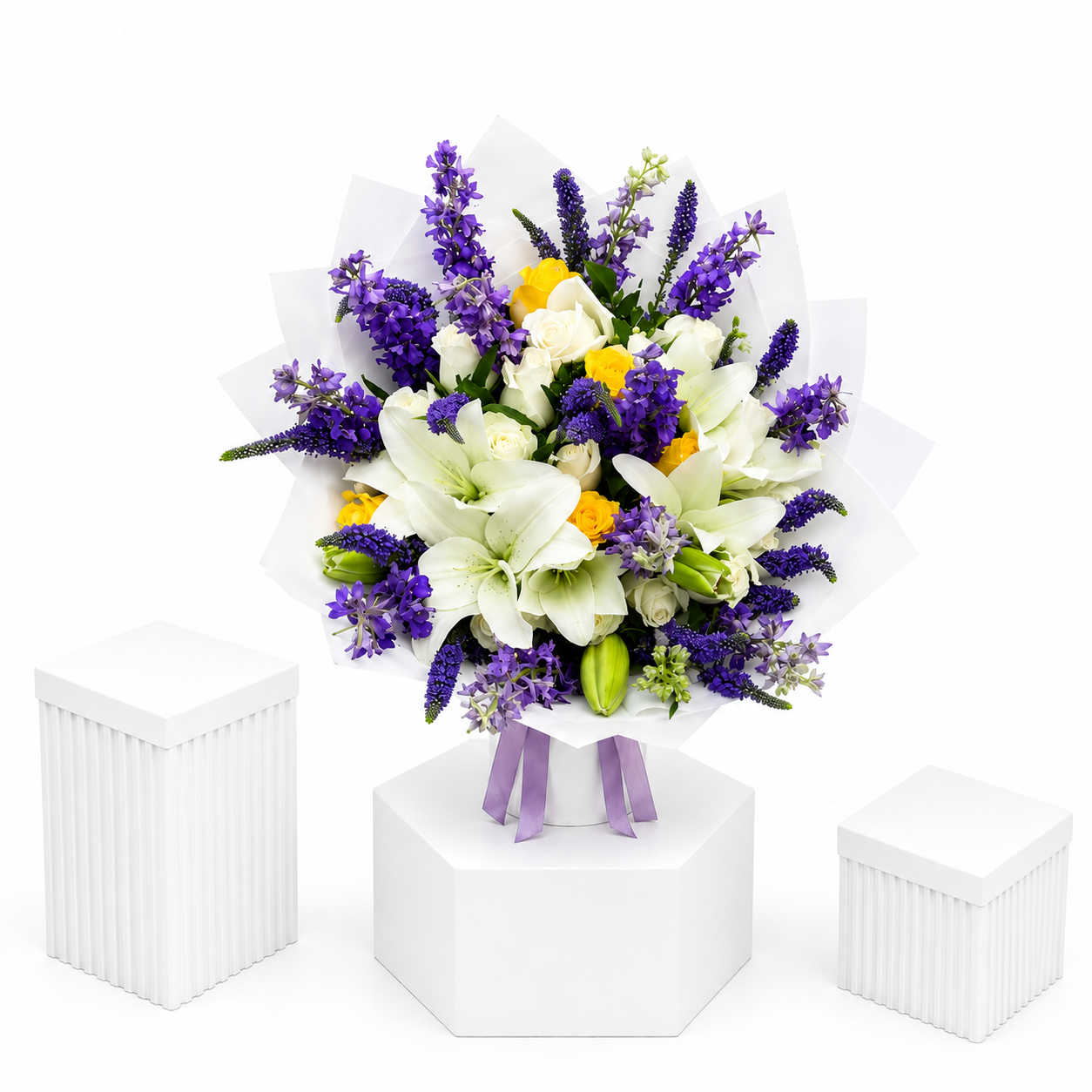 Royal Lavender Lily Bouquet