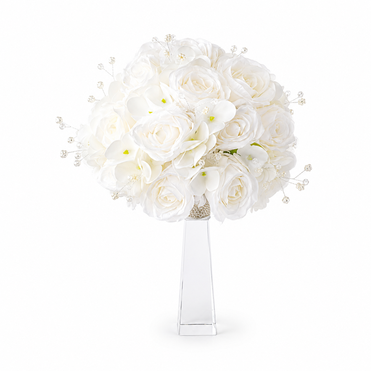 Artificial Snowy Bouquet