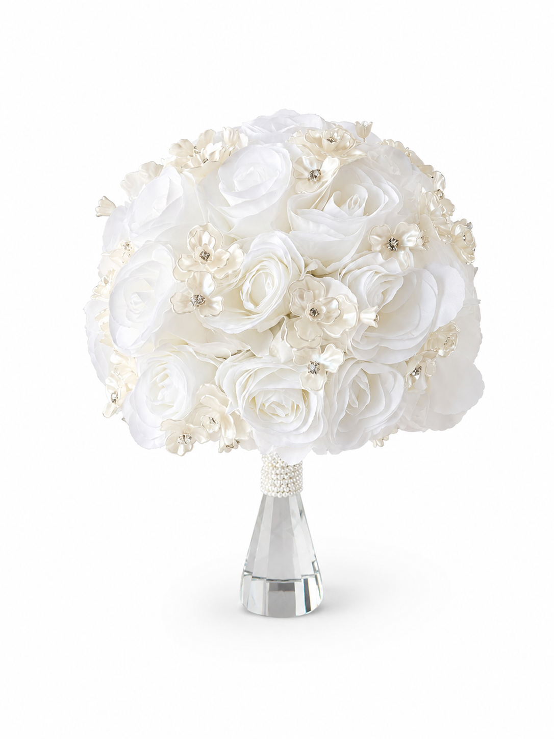Artificial Crystals white Bouquet
