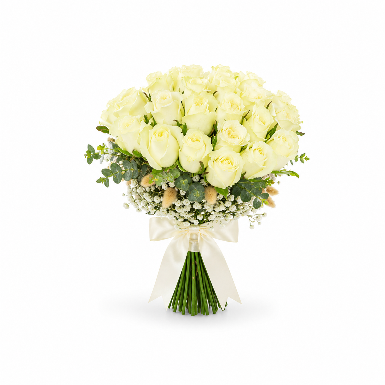 Real Outlined Roses Bouquet