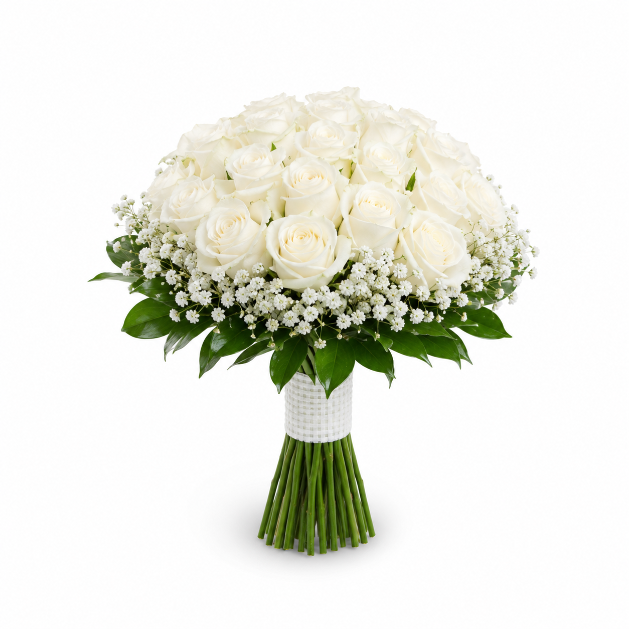 real Ivory Blush Bouquet