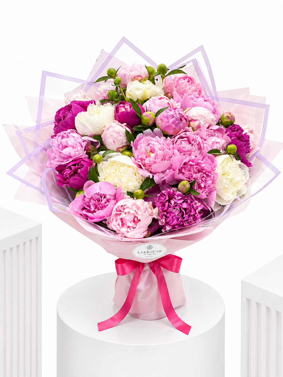Warm Peonies Bouquet