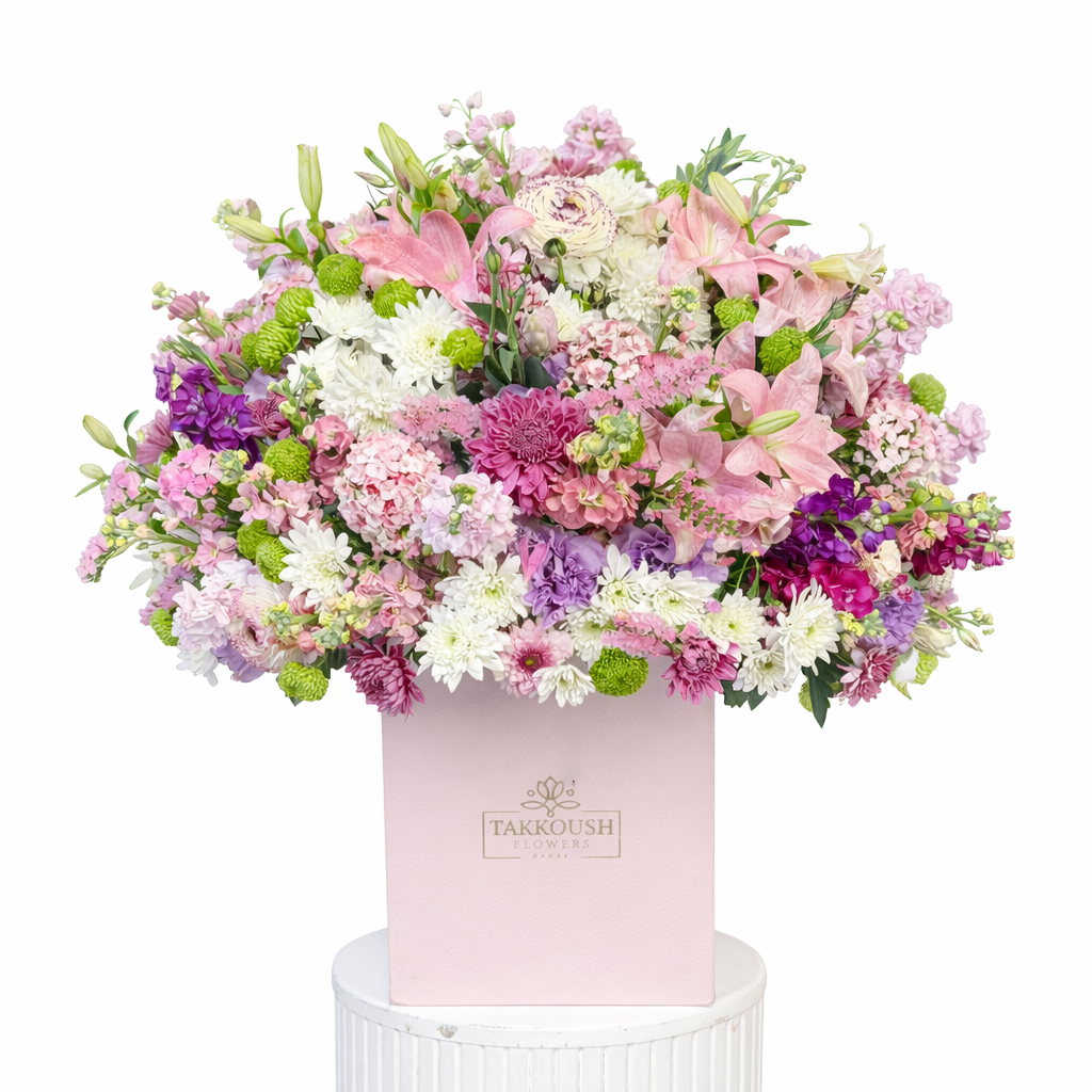 Camelia Mixed Hatbox