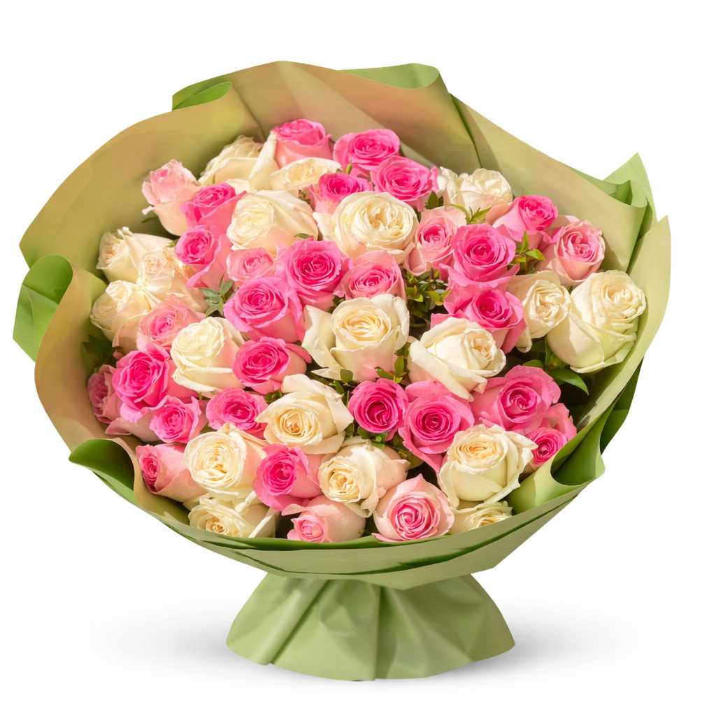 Creamy Roses Bouquet