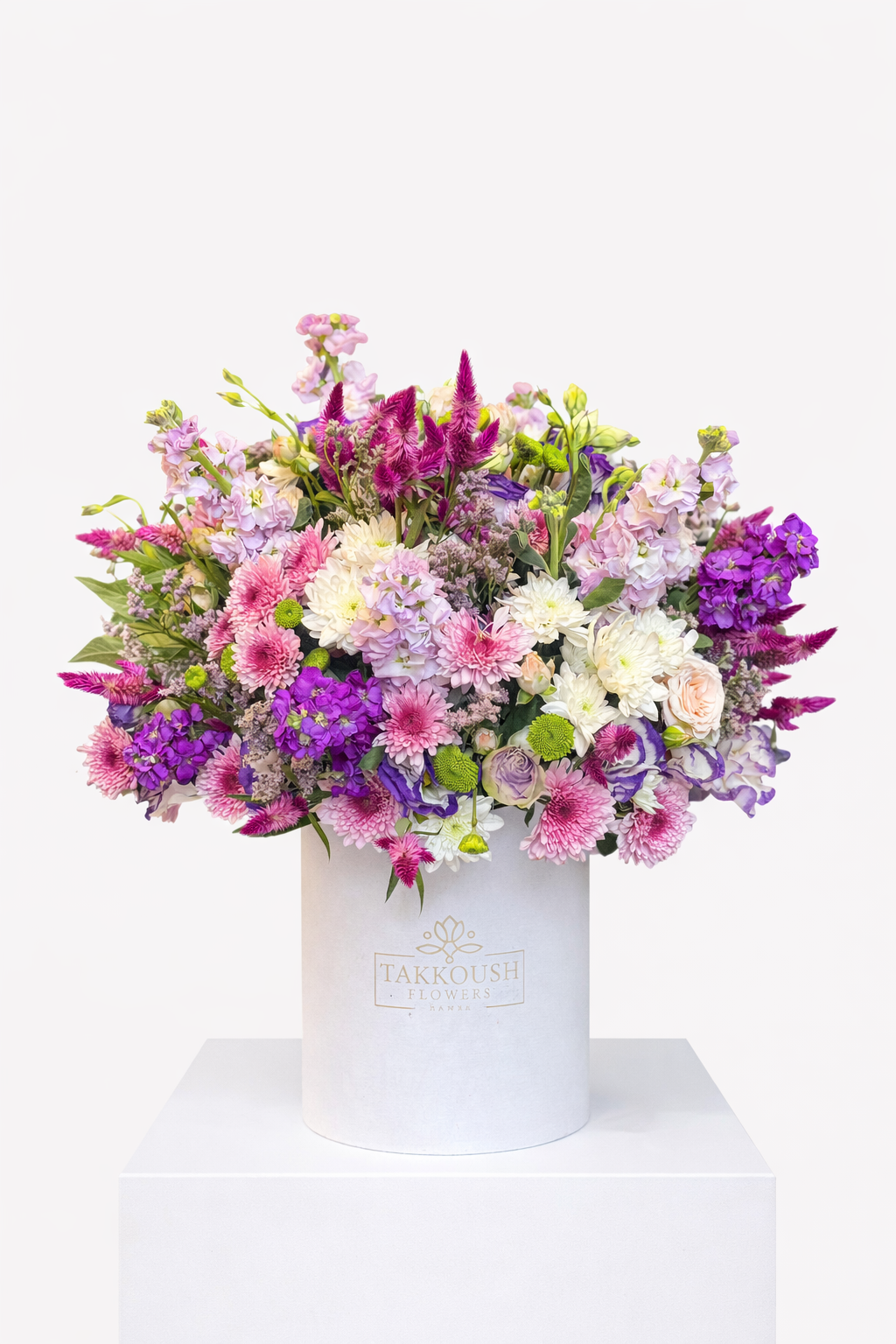 Vibrant Bloom Hatbox