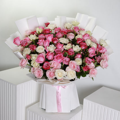 Pastel Roses Bouquet