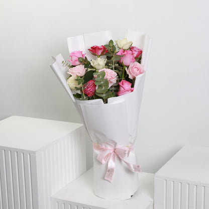 Pastel Roses Bouquet
