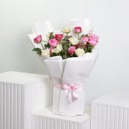 Pastel Roses Bouquet