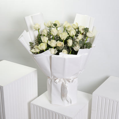 White Roses Bouquet