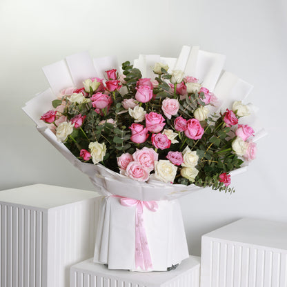 Pastel Roses Bouquet