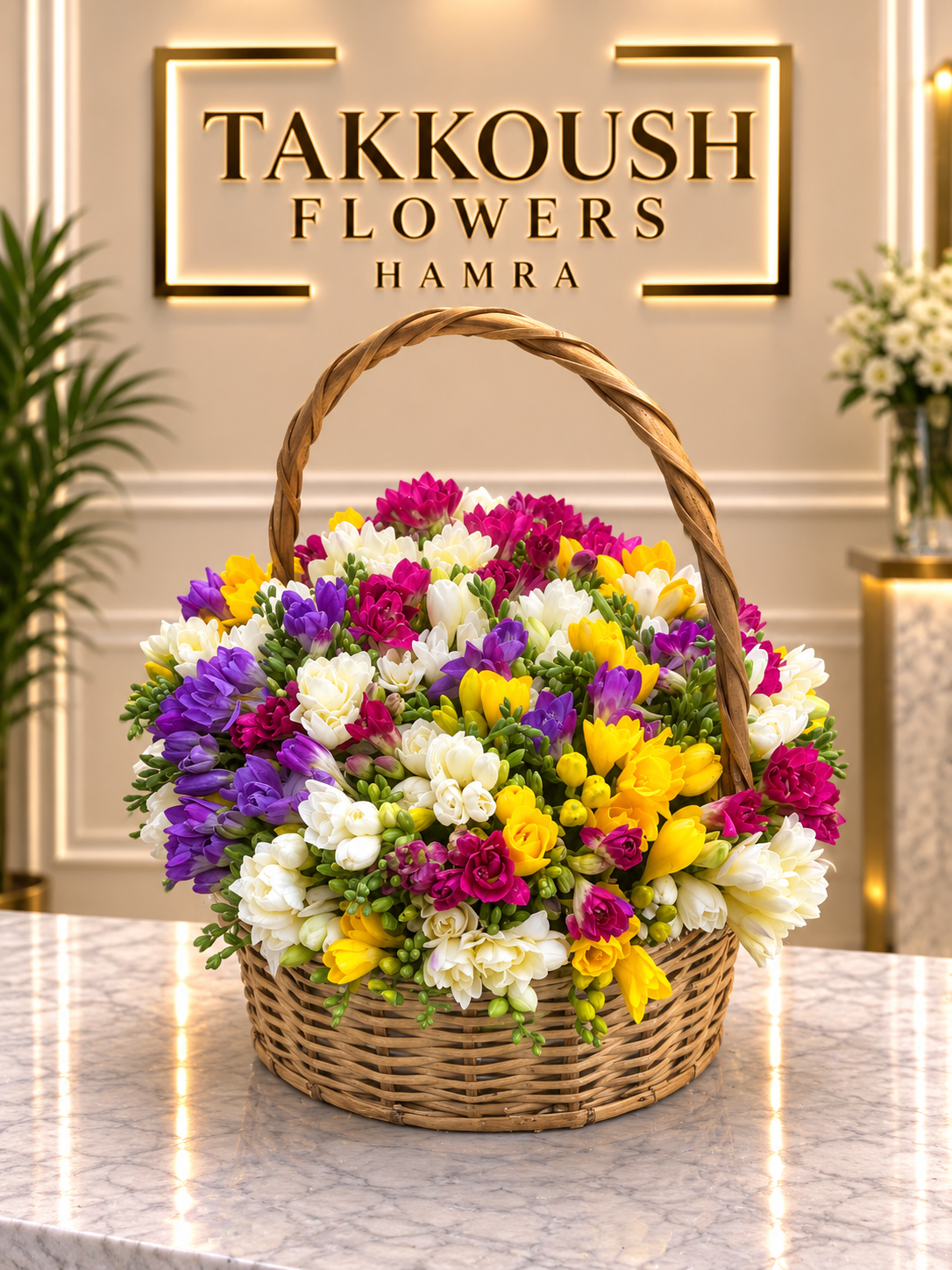Colorful Garden Basket