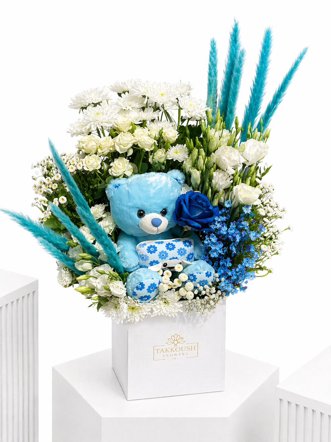 Cuddle Blue Welcome