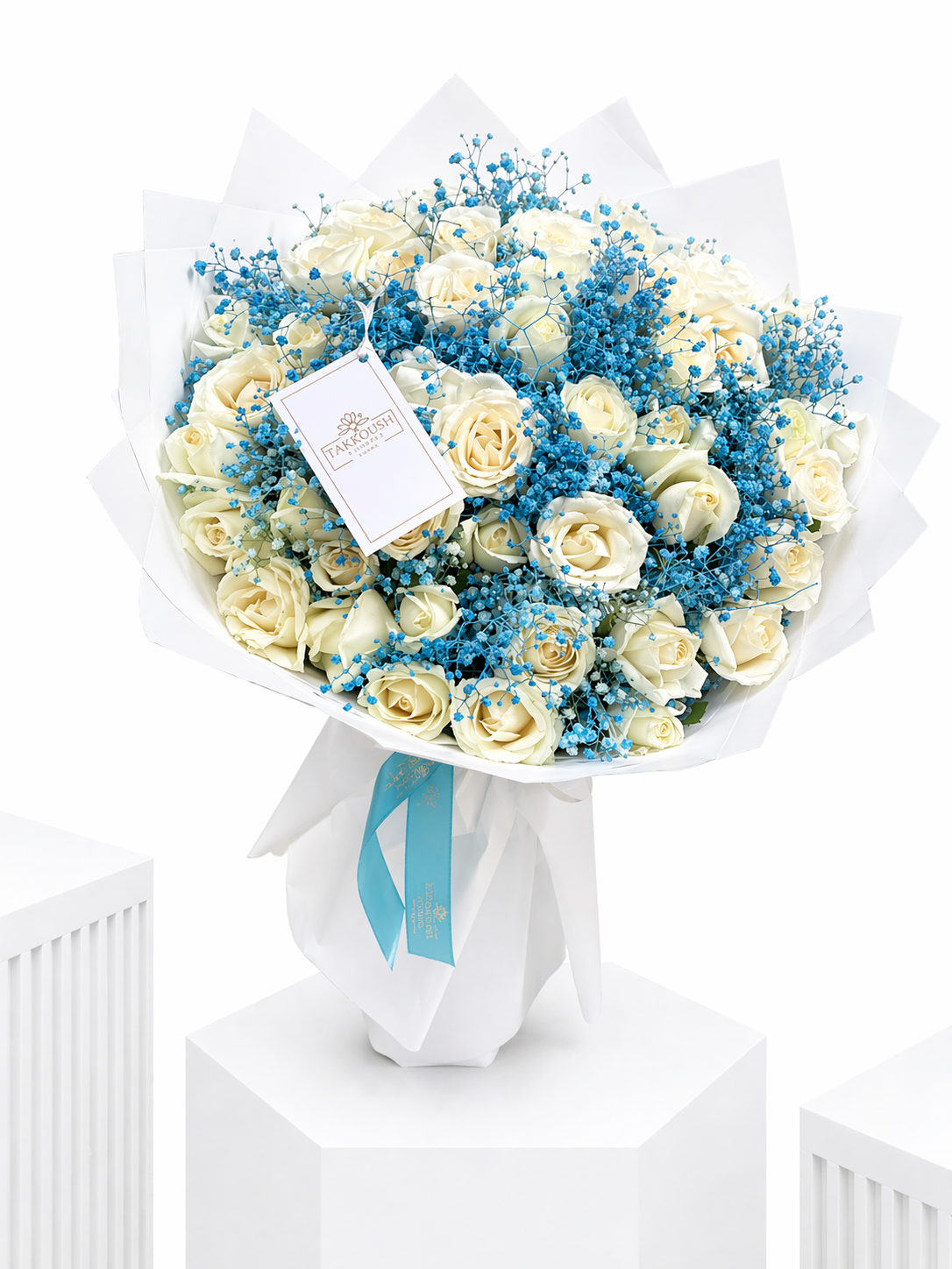 Blue Blessing Roses Bouquet