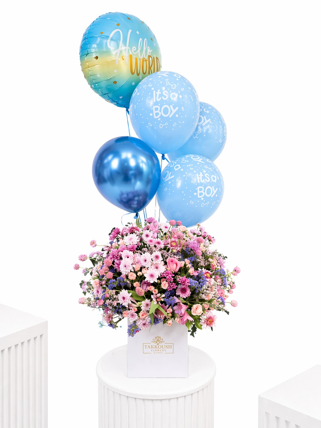 Blue Sky Celebration Hatbox