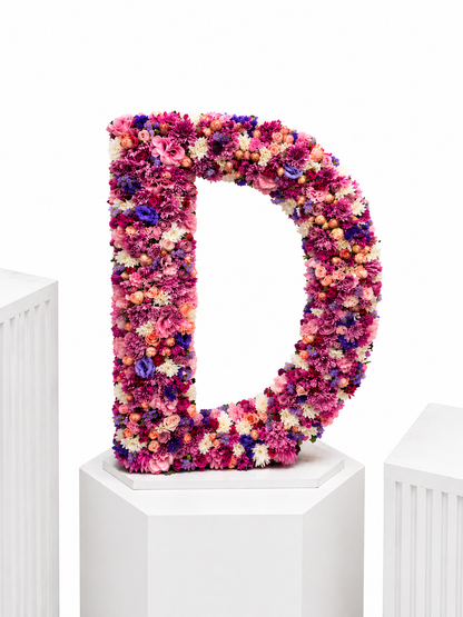 Floral Letters Sign