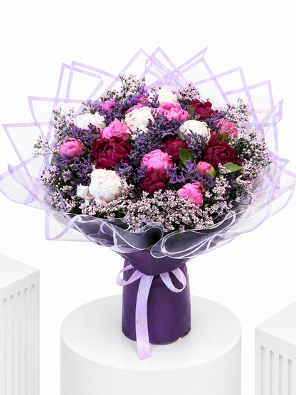 Colorful Peony Bouquet
