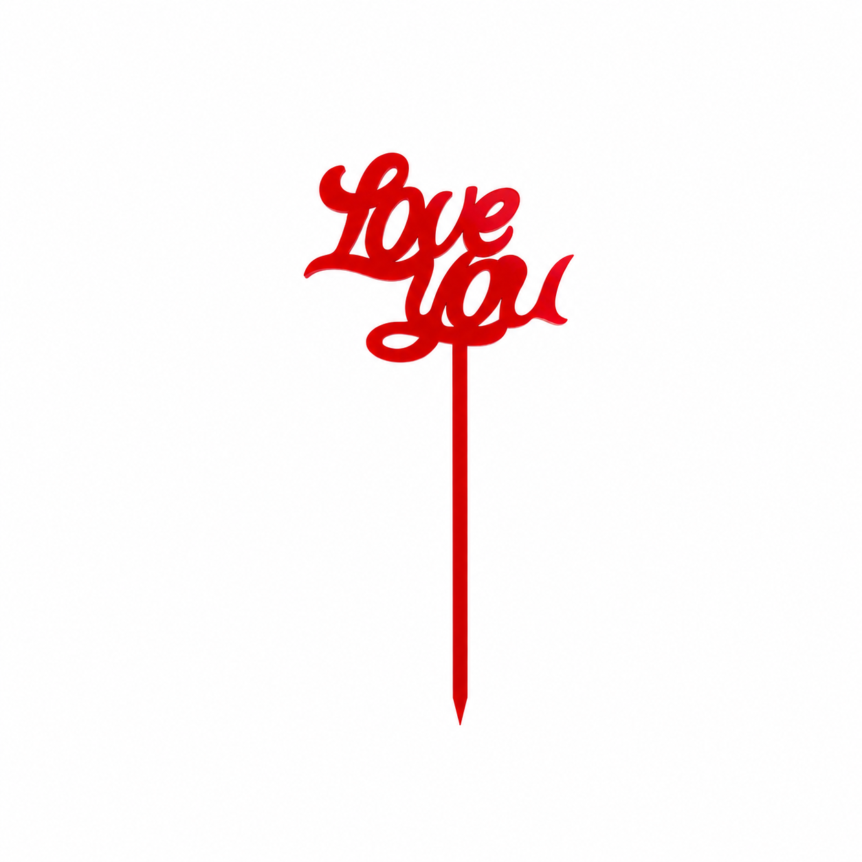Red Love You Topper