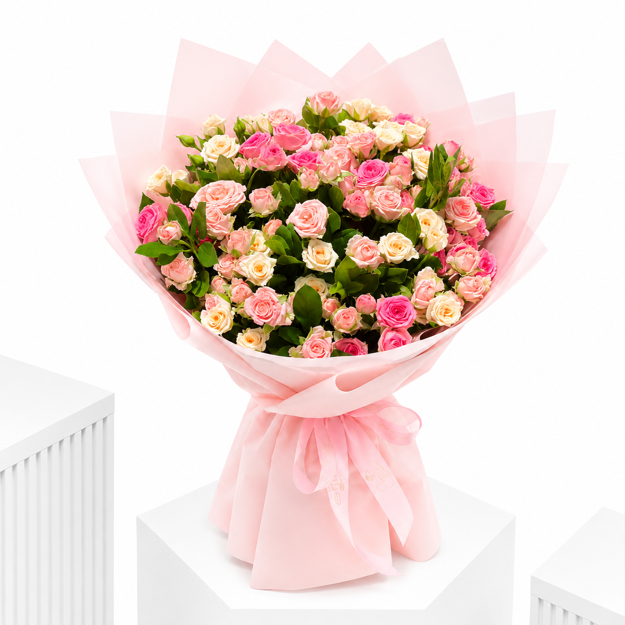 Rosé Garden Charm Bouquet