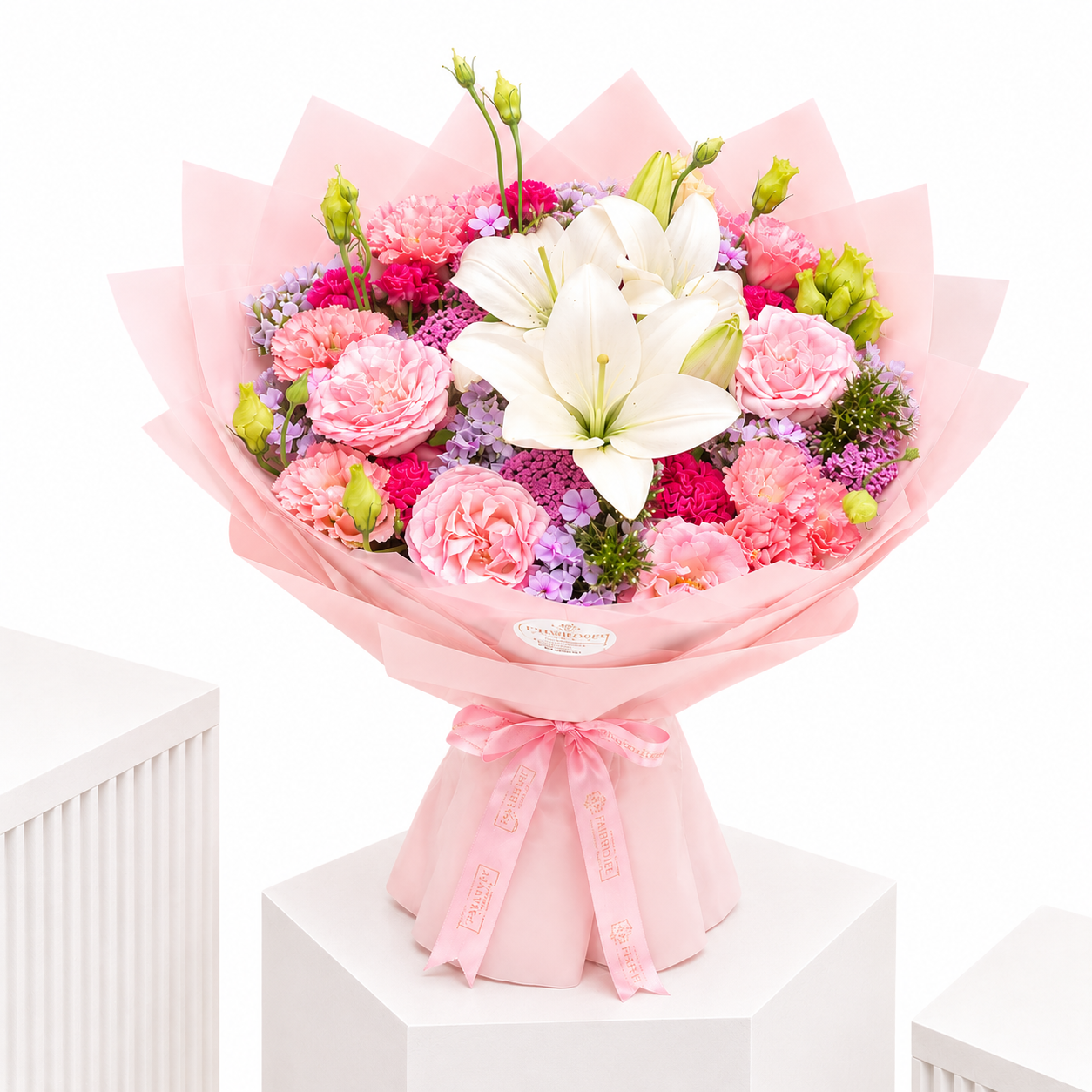 Lily Blush Elegance Bouquet