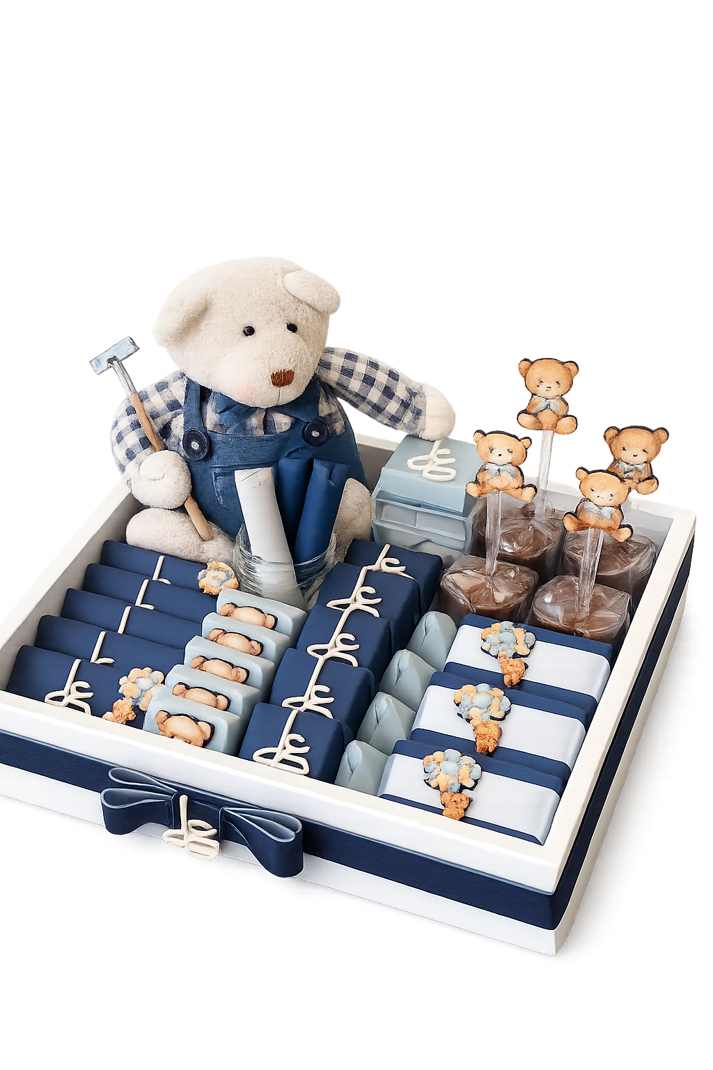 Baby Boy Sweet Welcome Tray