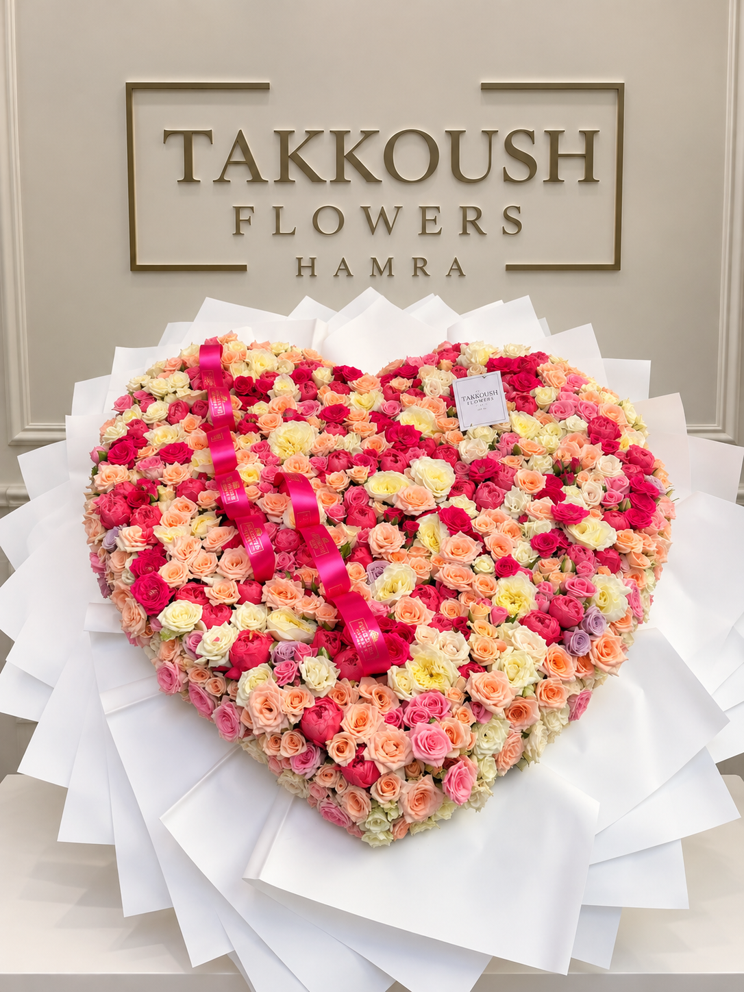 Pastel Rose Heart – Heartfelt Garden