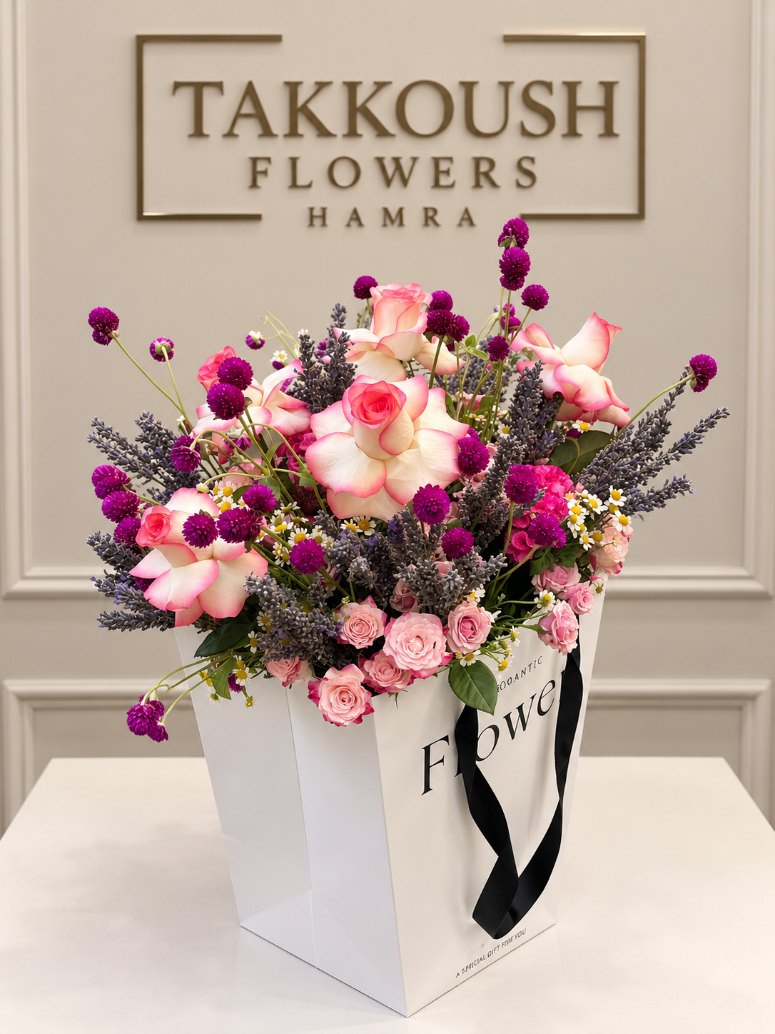 Mixed Flower Bag – Amethyst Romance