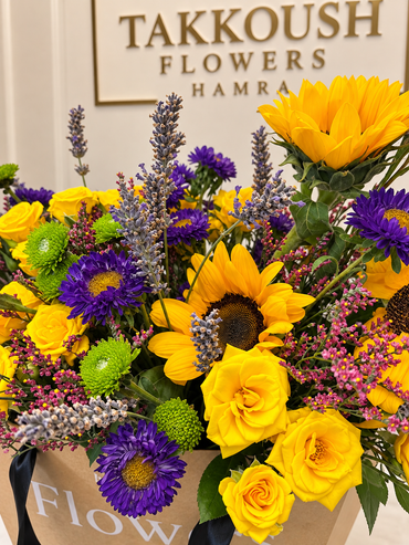 Sunflower Flower Bag – Golden Meadow