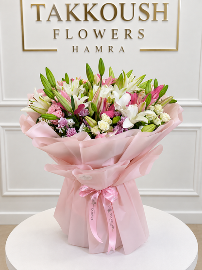 Blushing Lilies