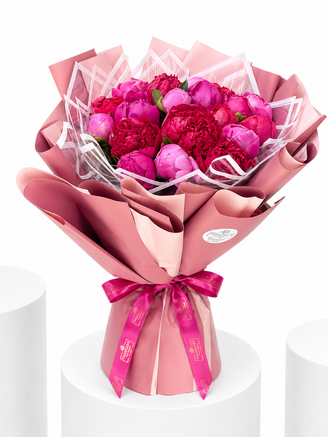 Fushia Peonies Bouquet