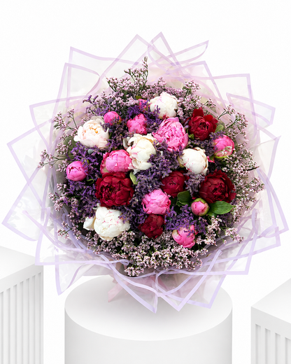 Colorful Peony Bouquet