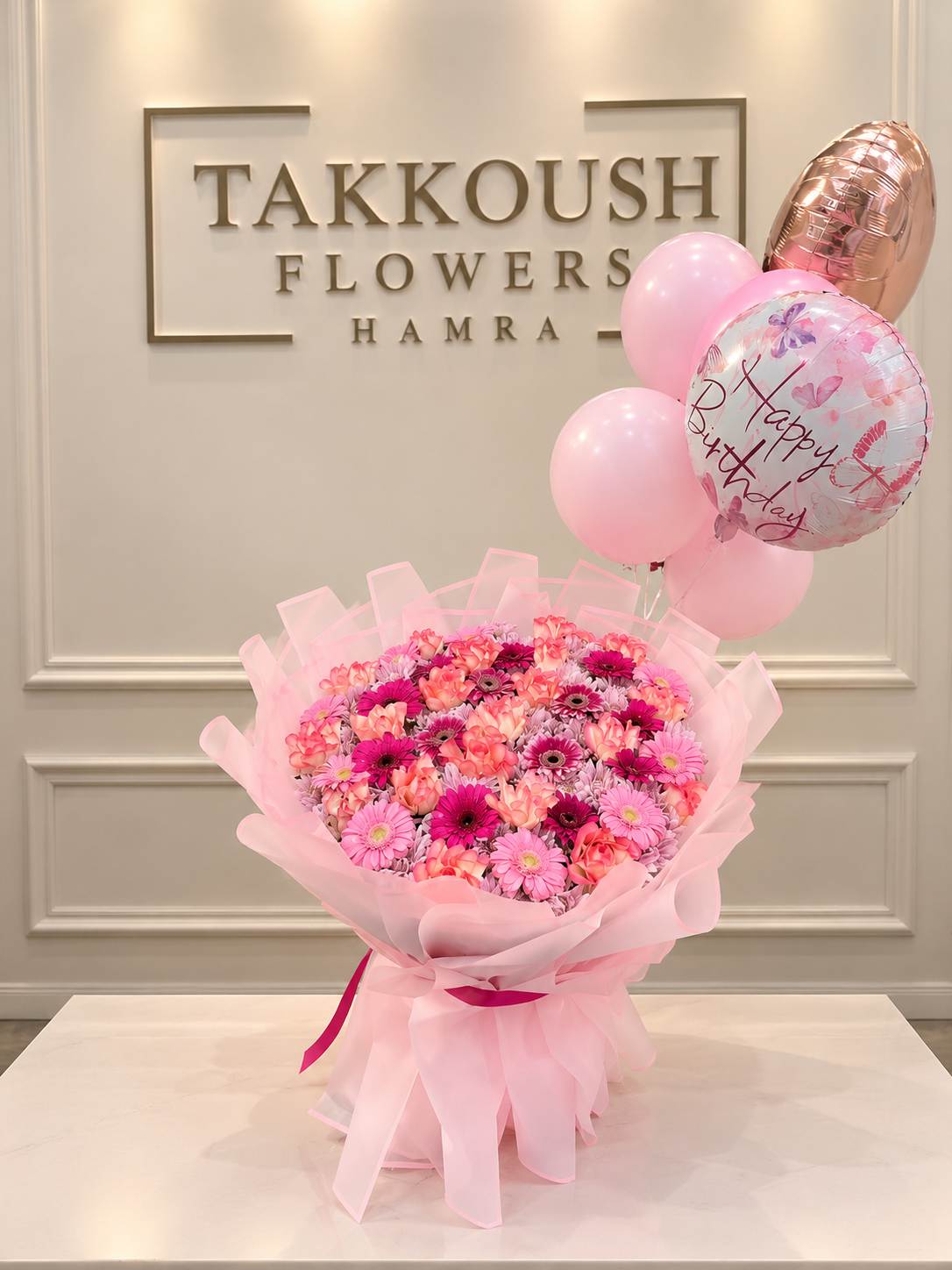 Birthday Bouquet – Pink Bliss