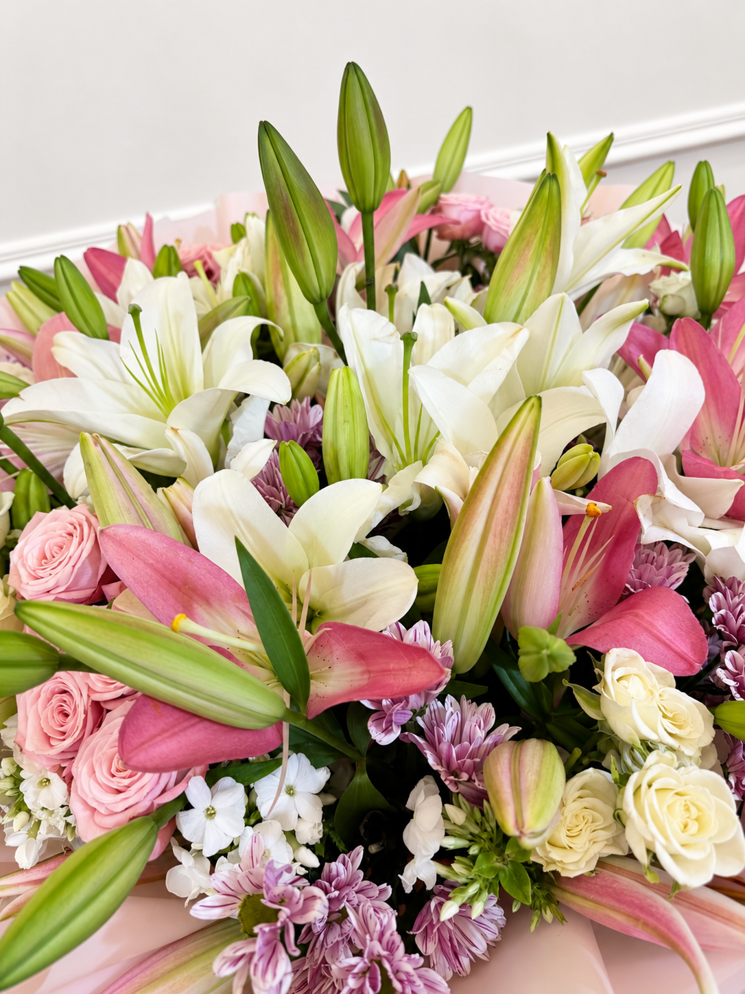 Blushing Lilies