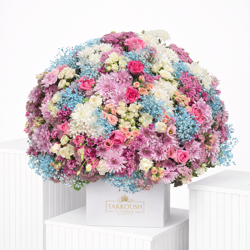 Cotton Candy Garden Hat Box