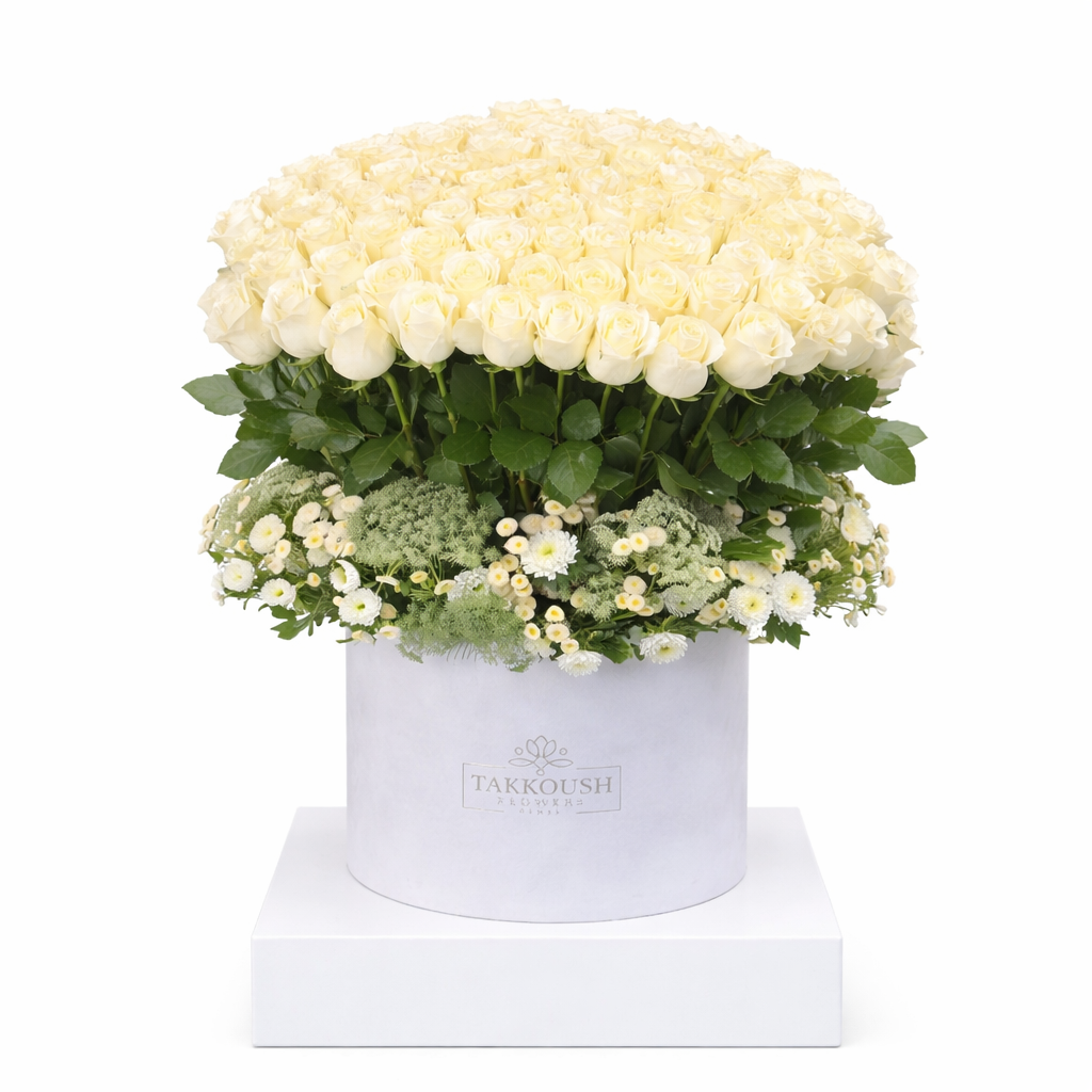 Signature Of Rose Cream Hatbox