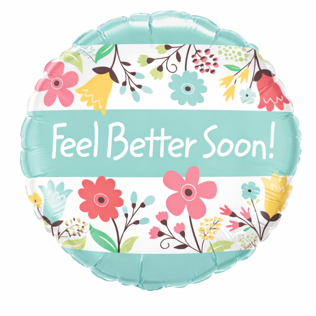 Feel Better Soon Helium Balloon