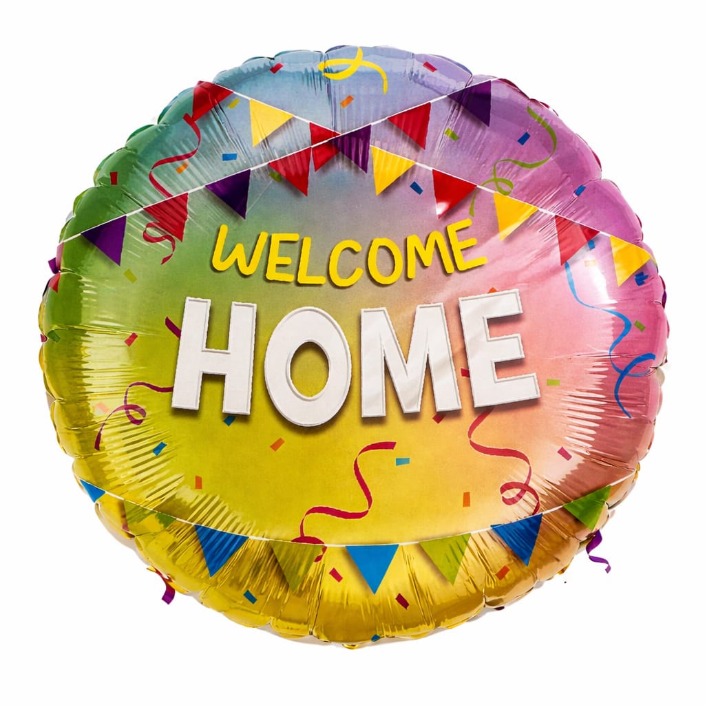 Welcome Home Helium Balloon