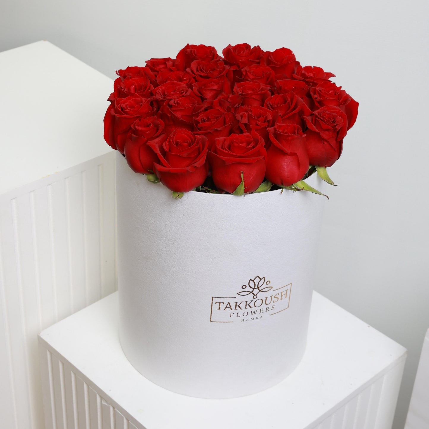 Red Roses Hatbox
