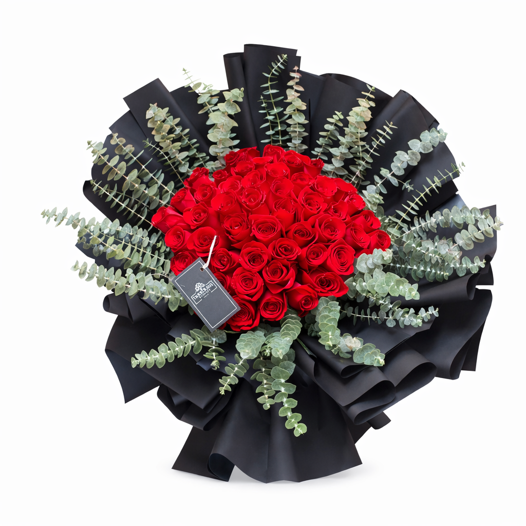 Roses & Eucalyptus