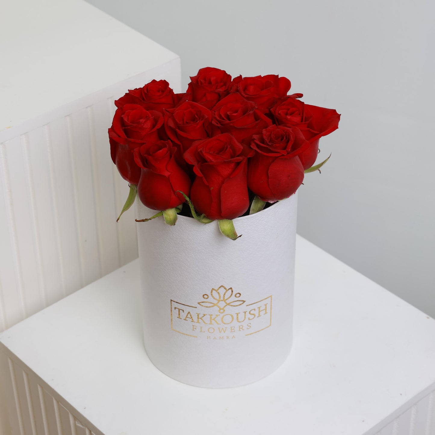 Red Roses Hatbox