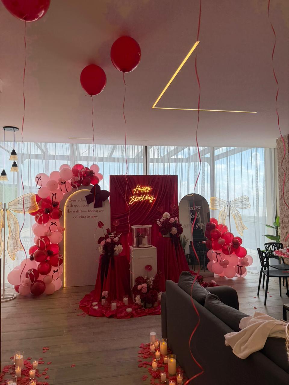 Scarlet Birthday Setup