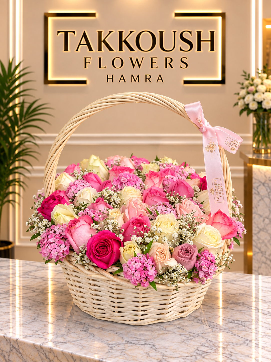Blush Harmony Basket