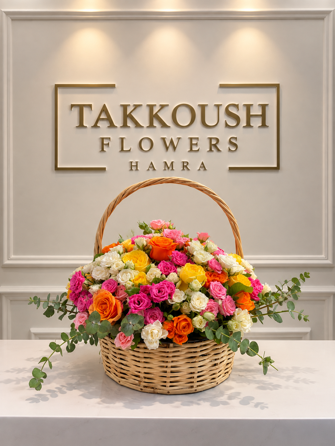 Citrus Bloom Basket