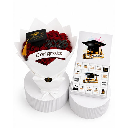 Cap, Roses & Congrats