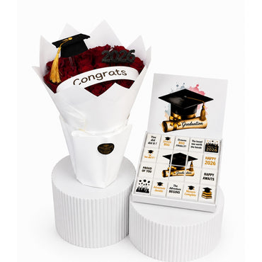Cap, Roses & Congrats