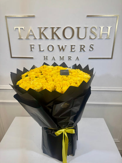 Yellow Infinity Roses