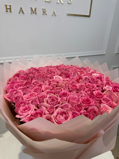 Hot Pink Infinity Roses