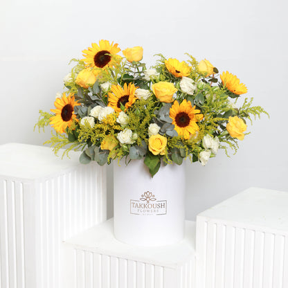Yellow Delight Hatbox